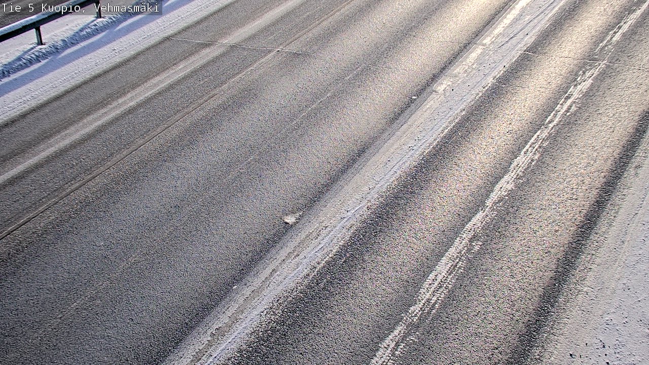 Weather Camera Image Väg 5 Kuopio, Vehmasmäki, Kuopio, Pohjois-Savo