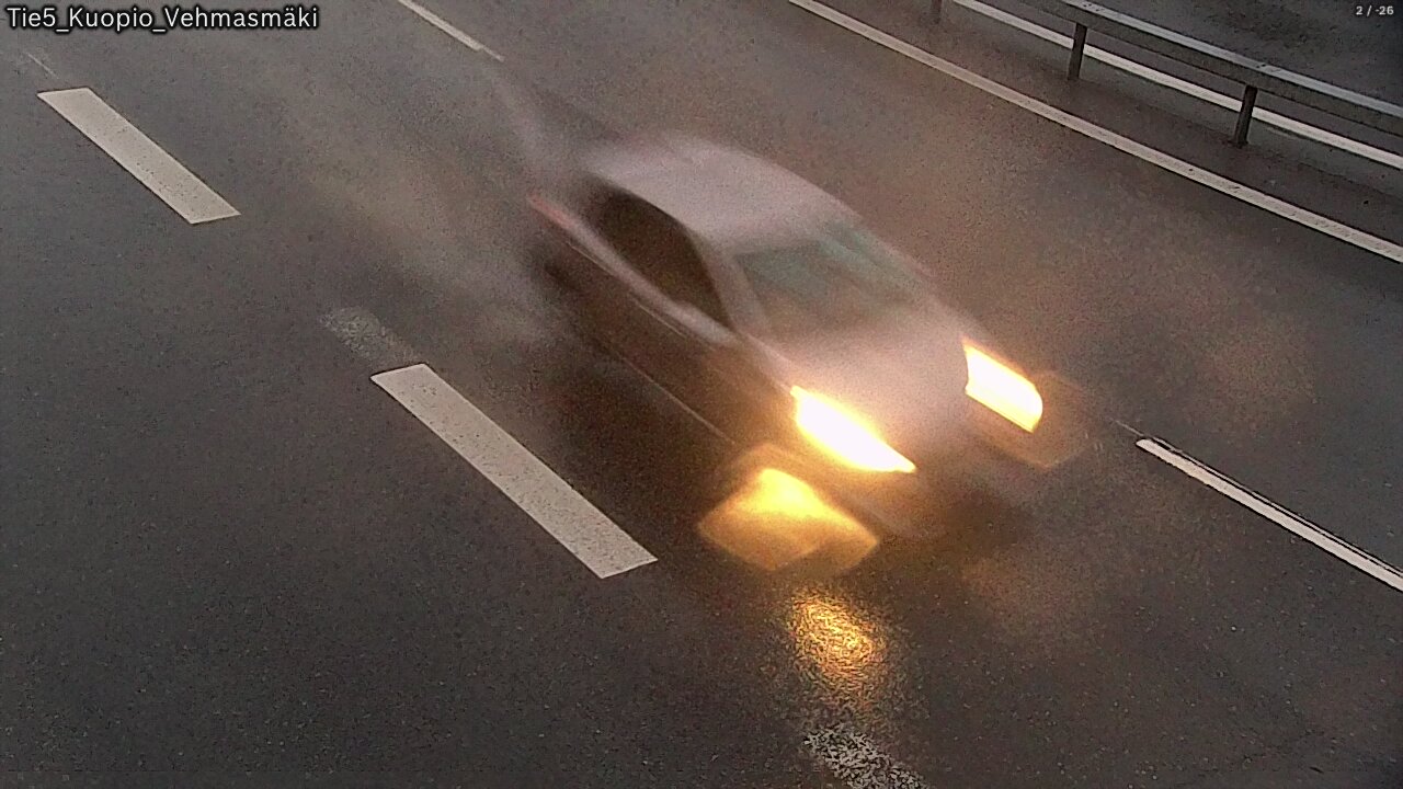 Weather Camera Image Väg 5 Kuopio, Vehmasmäki, Kuopio, Pohjois-Savo