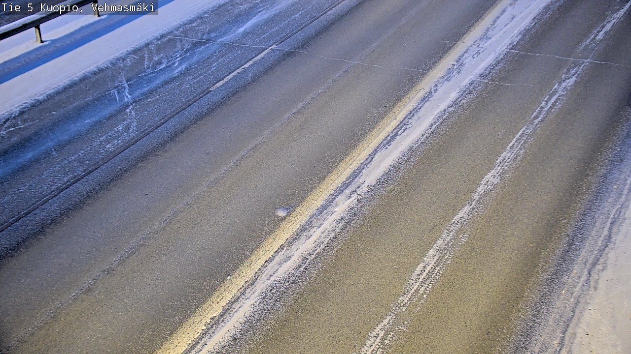 Weather Camera Image Väg 5 Kuopio, Vehmasmäki, Kuopio, Pohjois-Savo