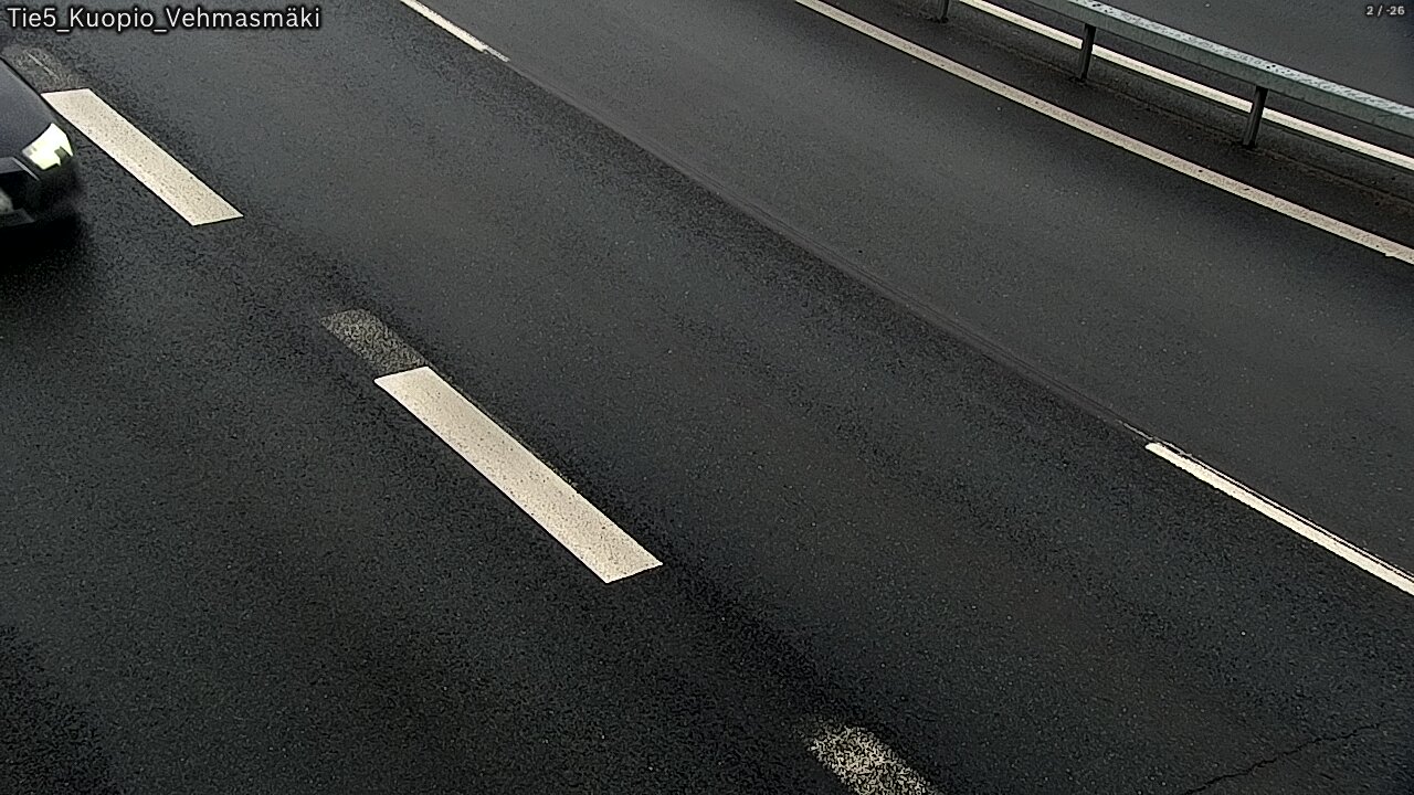 Weather Camera Image Väg 5 Kuopio, Vehmasmäki, Kuopio, Pohjois-Savo