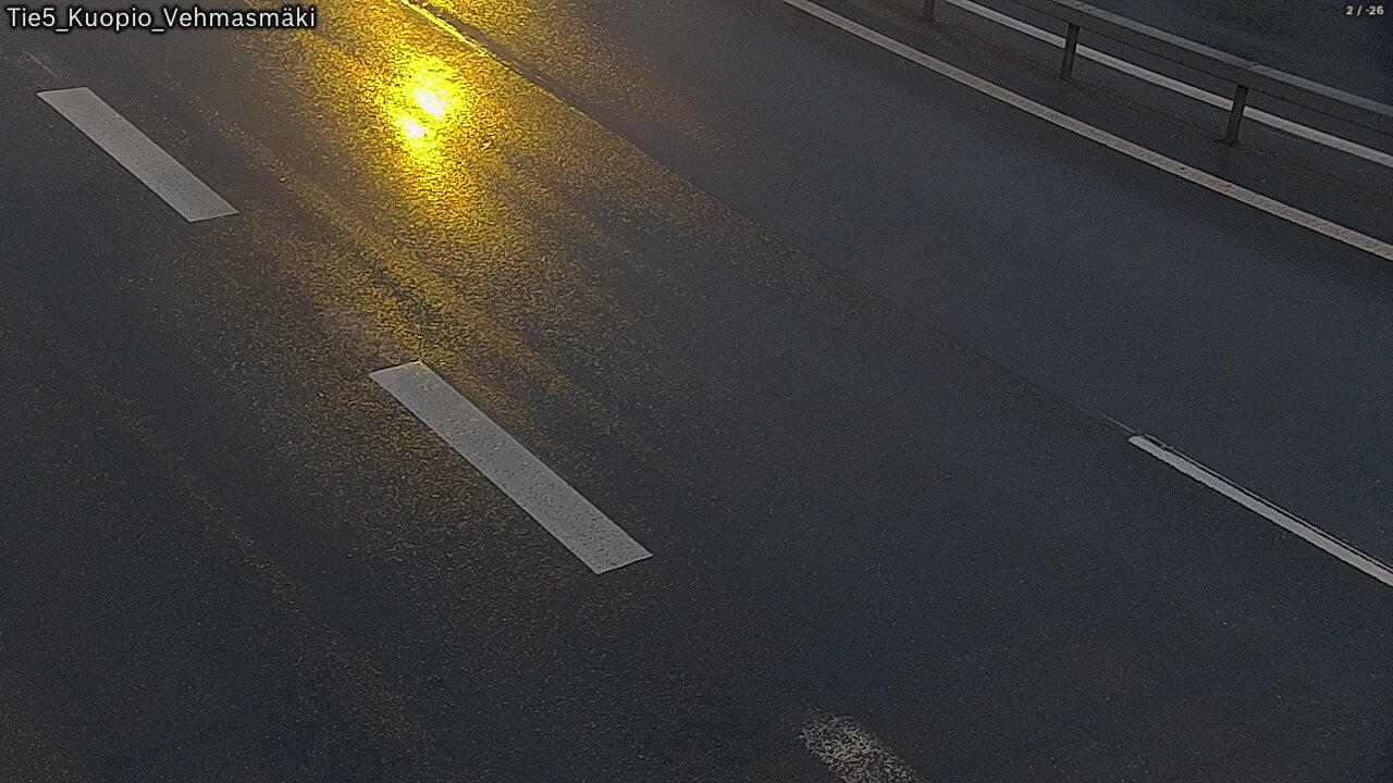 Weather Camera Image Väg 5 Kuopio, Vehmasmäki, Kuopio, Pohjois-Savo