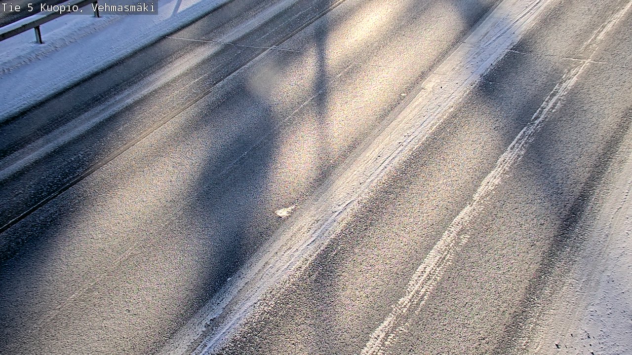 Weather Camera Image Väg 5 Kuopio, Vehmasmäki, Kuopio, Pohjois-Savo