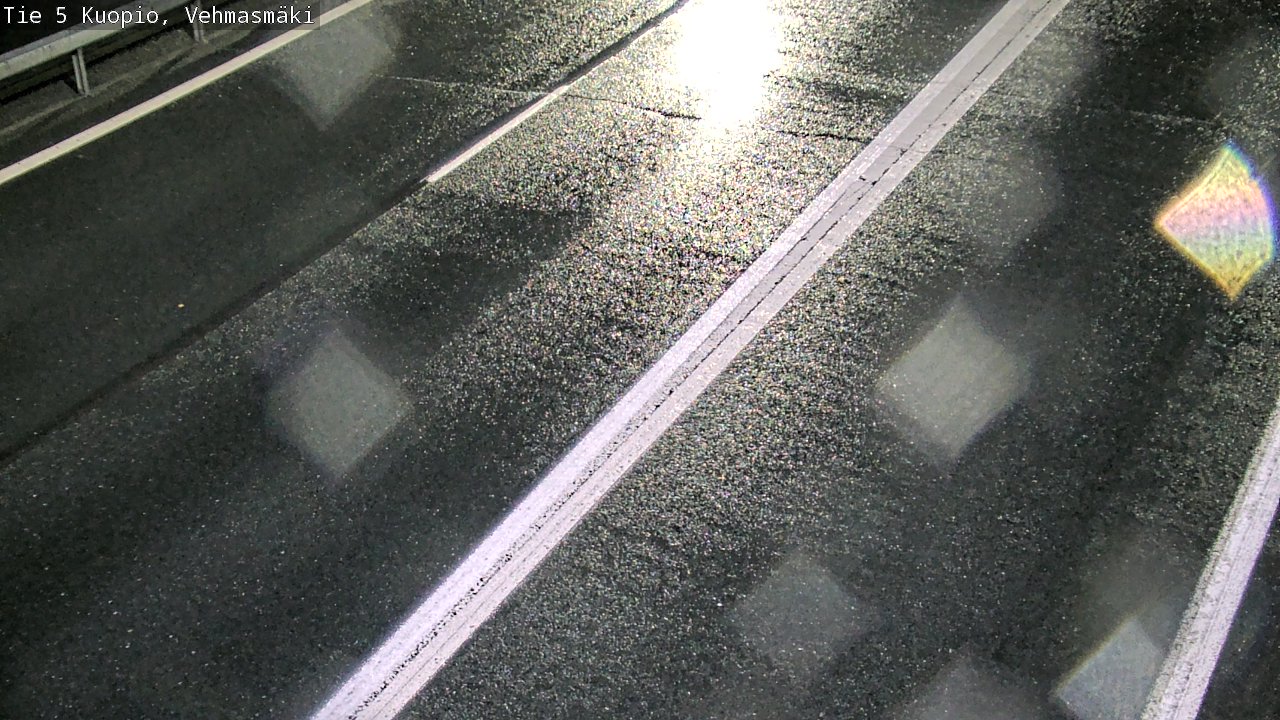 Weather Camera Image Road 5 Kuopio, Vehmasmäki, Kuopio, Pohjois-Savo