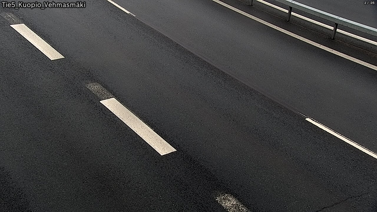 Weather Camera Image Väg 5 Kuopio, Vehmasmäki, Kuopio, Pohjois-Savo