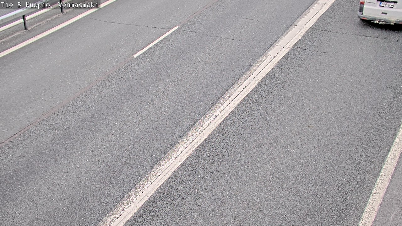 Weather Camera Image Road 5 Kuopio, Vehmasmäki, Kuopio, Pohjois-Savo