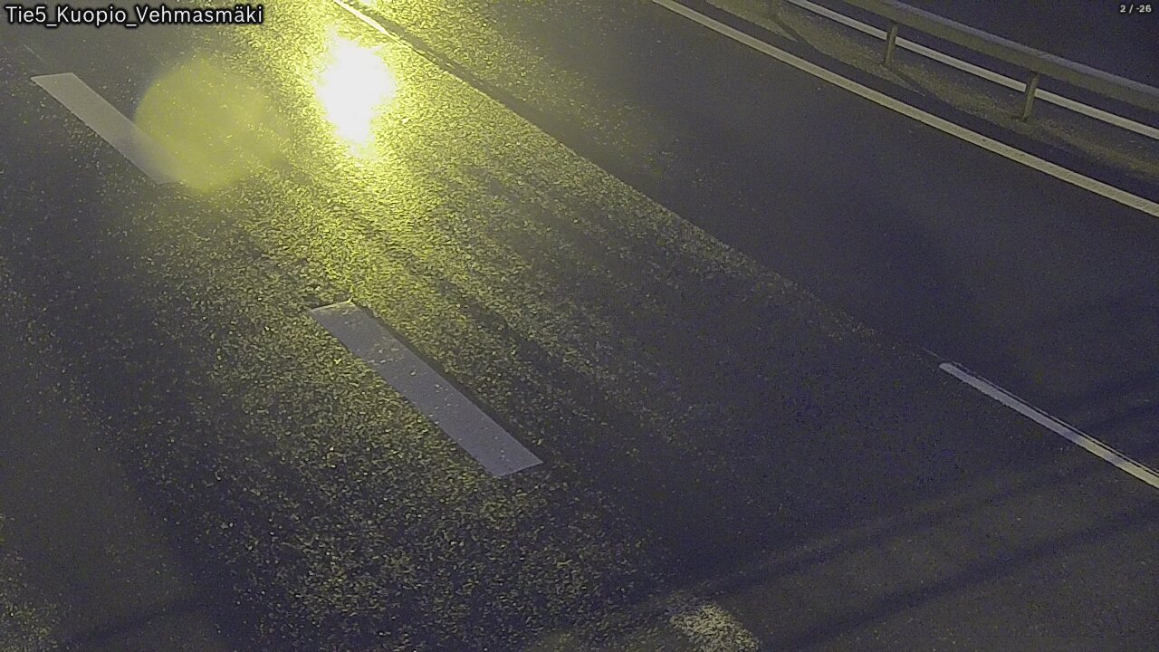Weather Camera Image Väg 5 Kuopio, Vehmasmäki, Kuopio, Pohjois-Savo