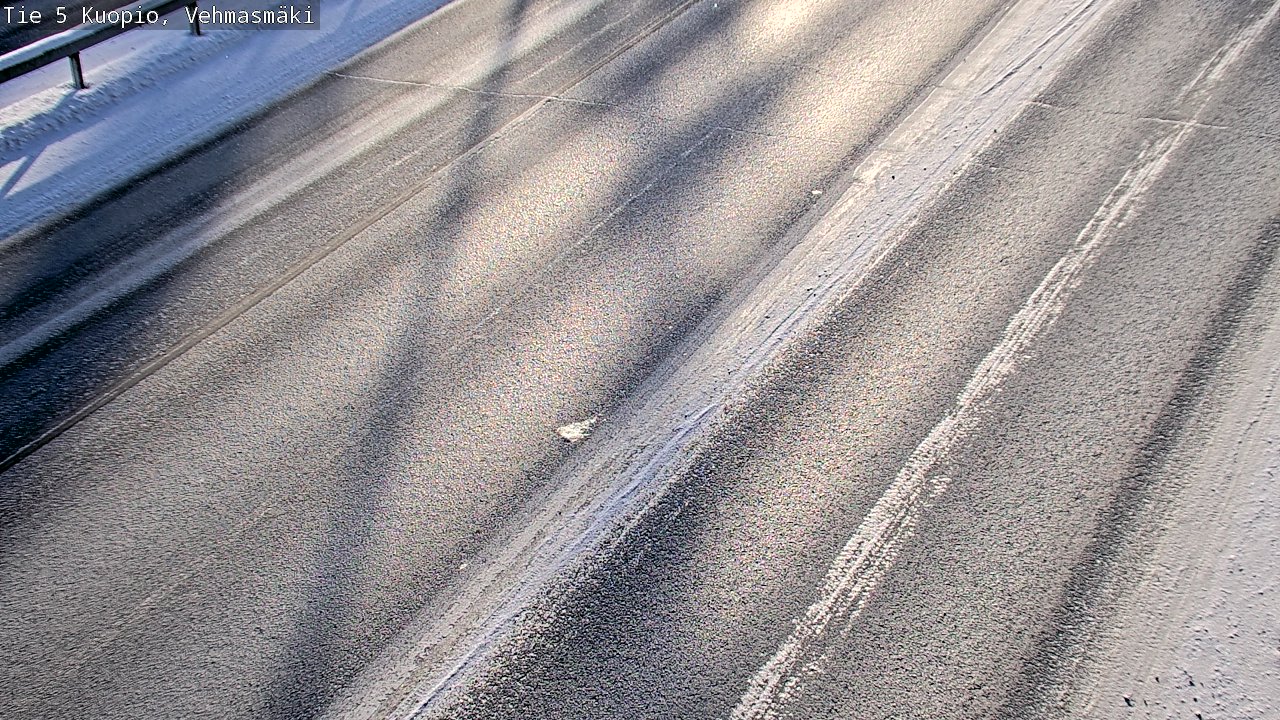 Weather Camera Image Väg 5 Kuopio, Vehmasmäki, Kuopio, Pohjois-Savo