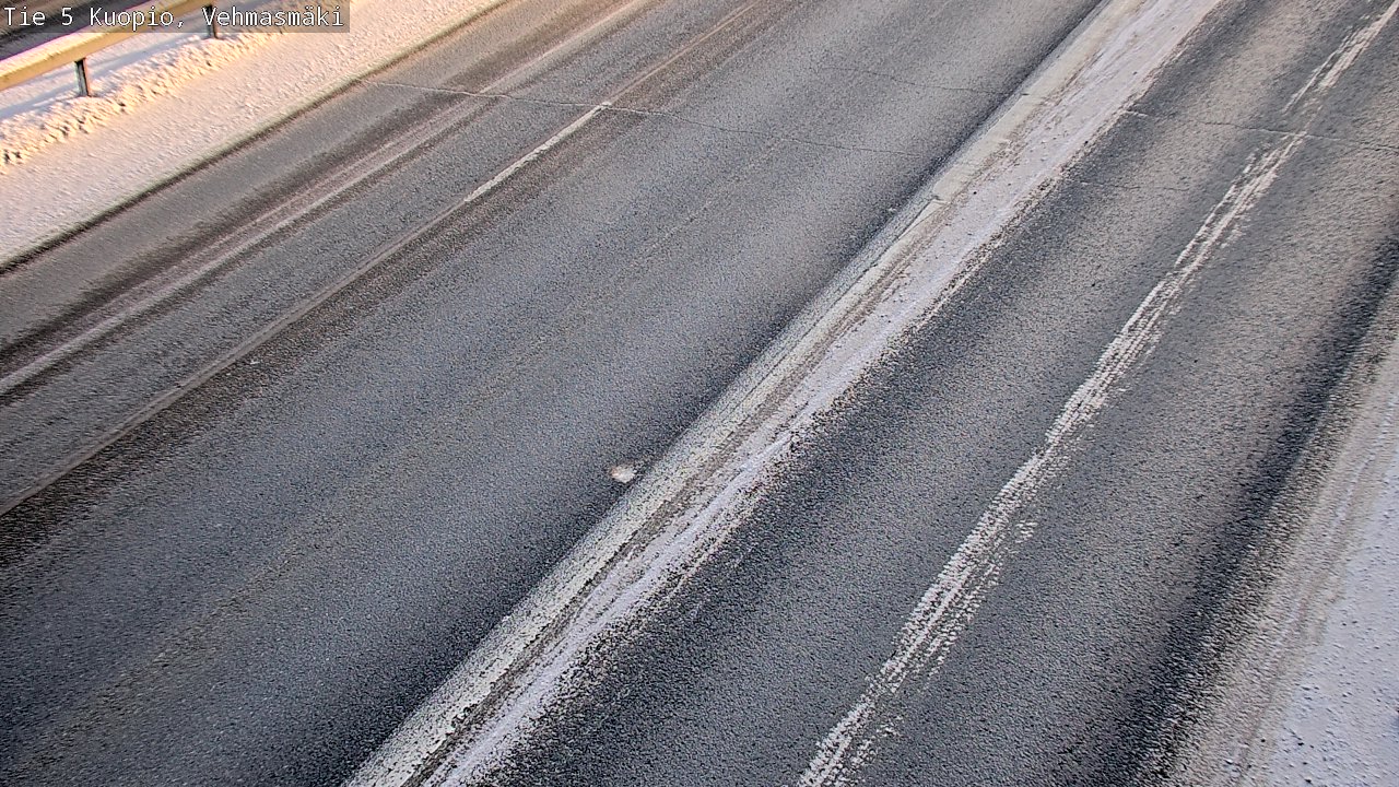 Weather Camera Image Väg 5 Kuopio, Vehmasmäki, Kuopio, Pohjois-Savo