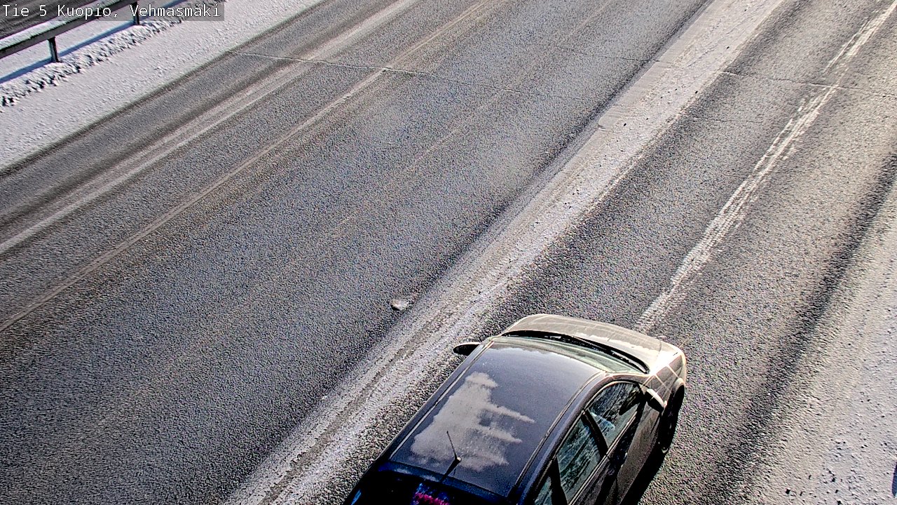 Weather Camera Image Väg 5 Kuopio, Vehmasmäki, Kuopio, Pohjois-Savo