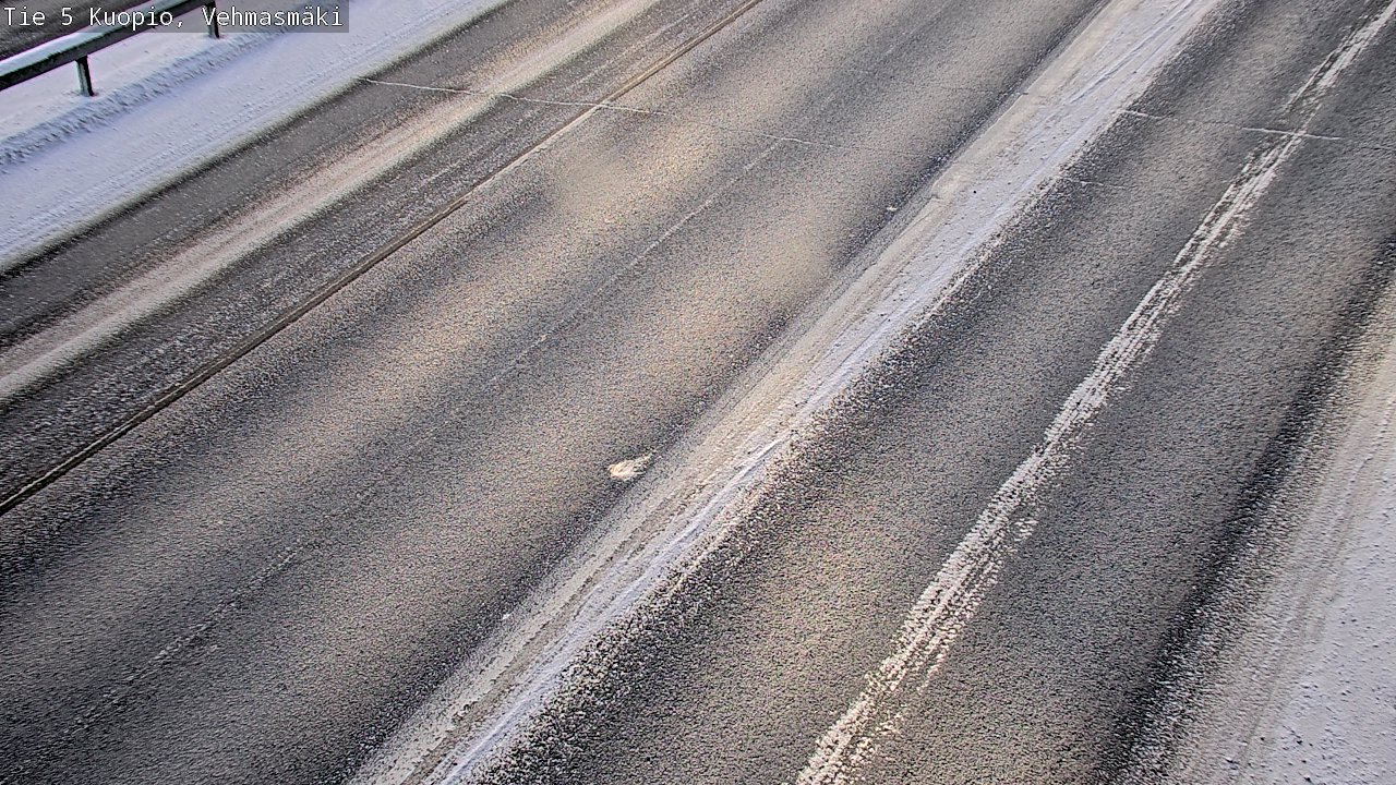 Weather Camera Image Väg 5 Kuopio, Vehmasmäki, Kuopio, Pohjois-Savo