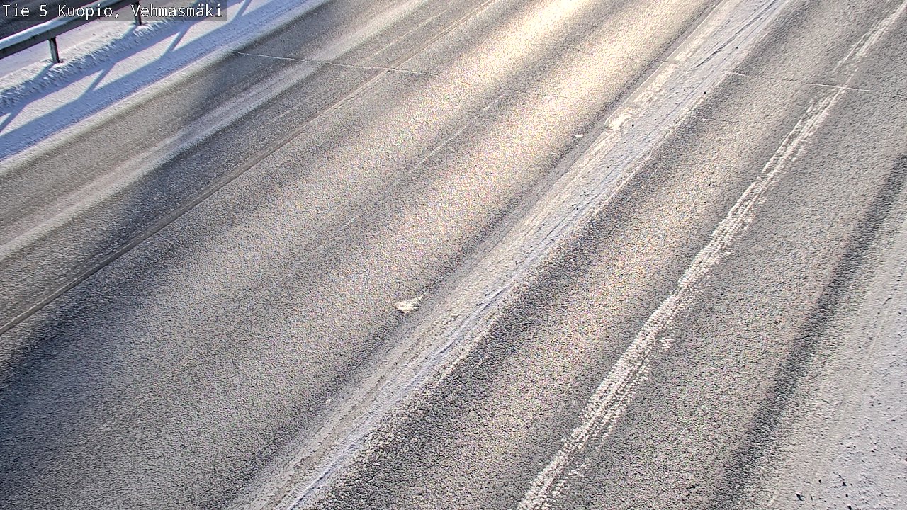 Weather Camera Image Väg 5 Kuopio, Vehmasmäki, Kuopio, Pohjois-Savo