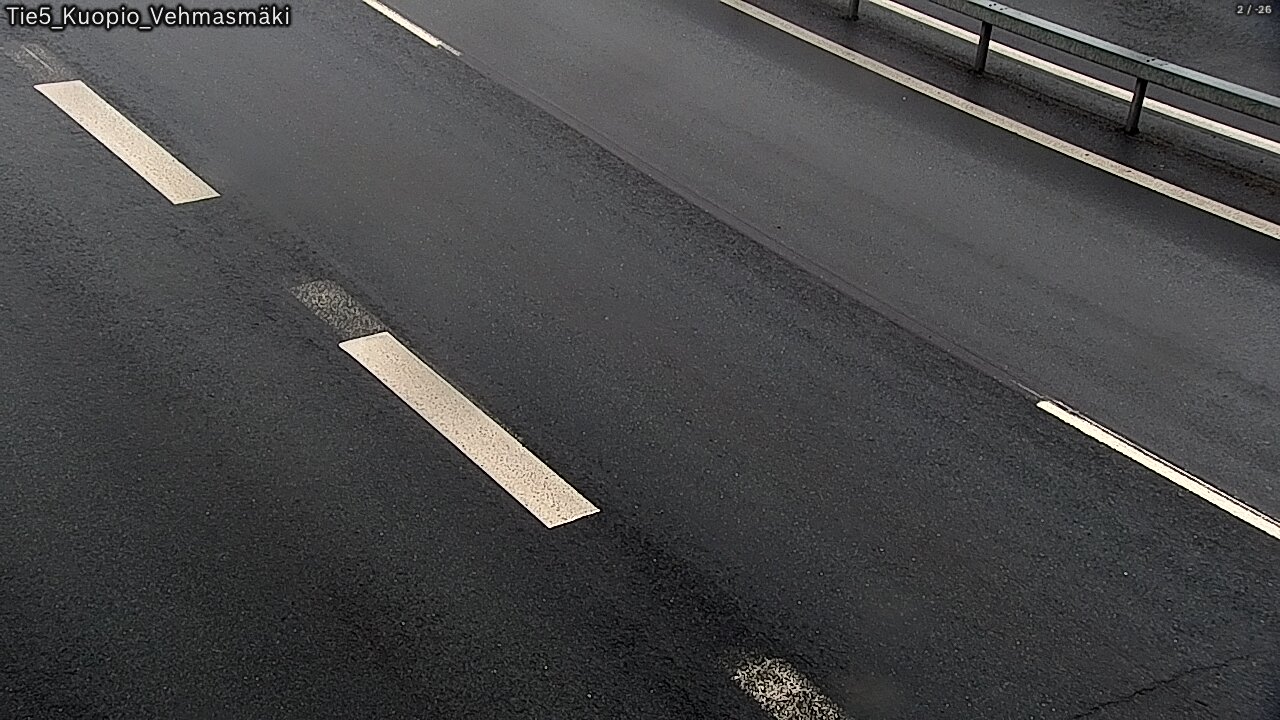 Weather Camera Image Väg 5 Kuopio, Vehmasmäki, Kuopio, Pohjois-Savo