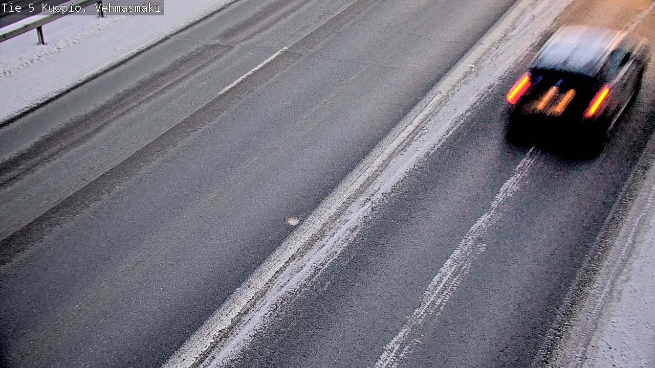 Weather Camera Image Väg 5 Kuopio, Vehmasmäki, Kuopio, Pohjois-Savo