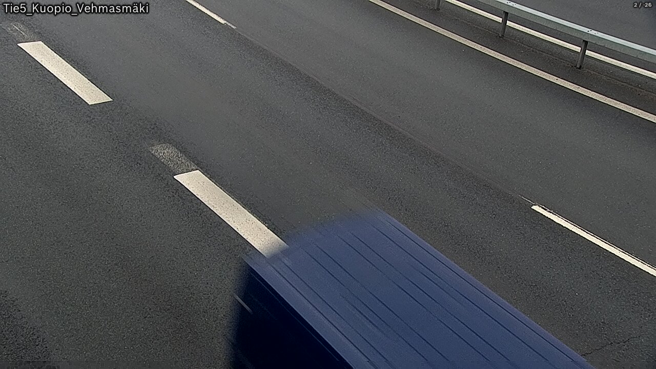 Weather Camera Image Väg 5 Kuopio, Vehmasmäki, Kuopio, Pohjois-Savo