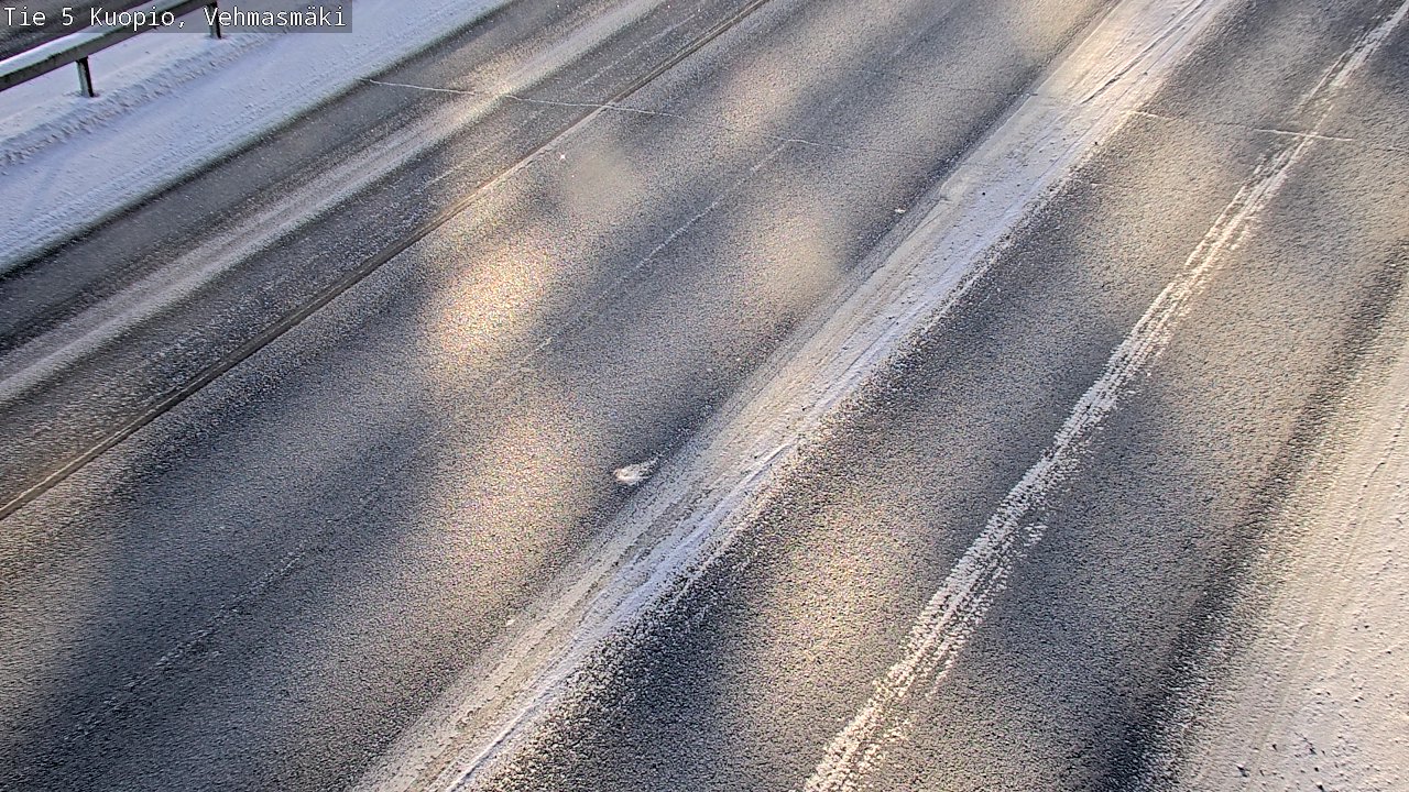 Weather Camera Image Väg 5 Kuopio, Vehmasmäki, Kuopio, Pohjois-Savo
