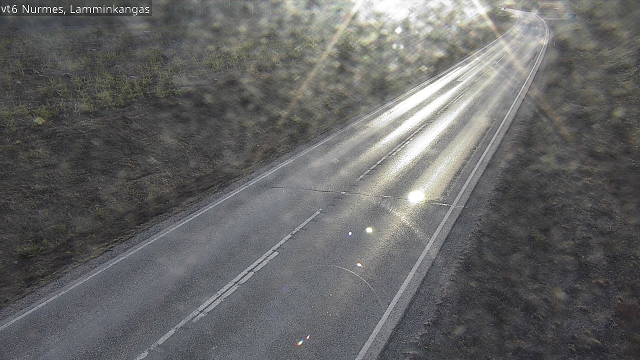 Weather Camera Image Väg 6 Nurmes, Lamminkangas, Nurmes, Pohjois-Karjala