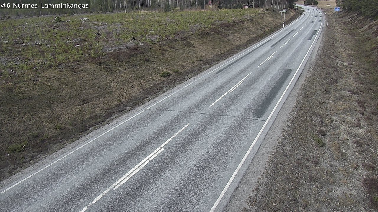 Weather Camera Image Road 6 Nurmes, Lamminkangas, Nurmes, Pohjois-Karjala