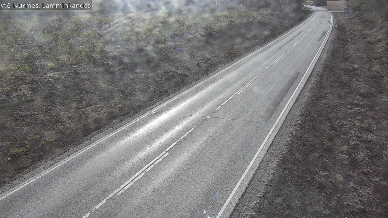 Weather Camera Image Väg 6 Nurmes, Lamminkangas, Nurmes, Pohjois-Karjala