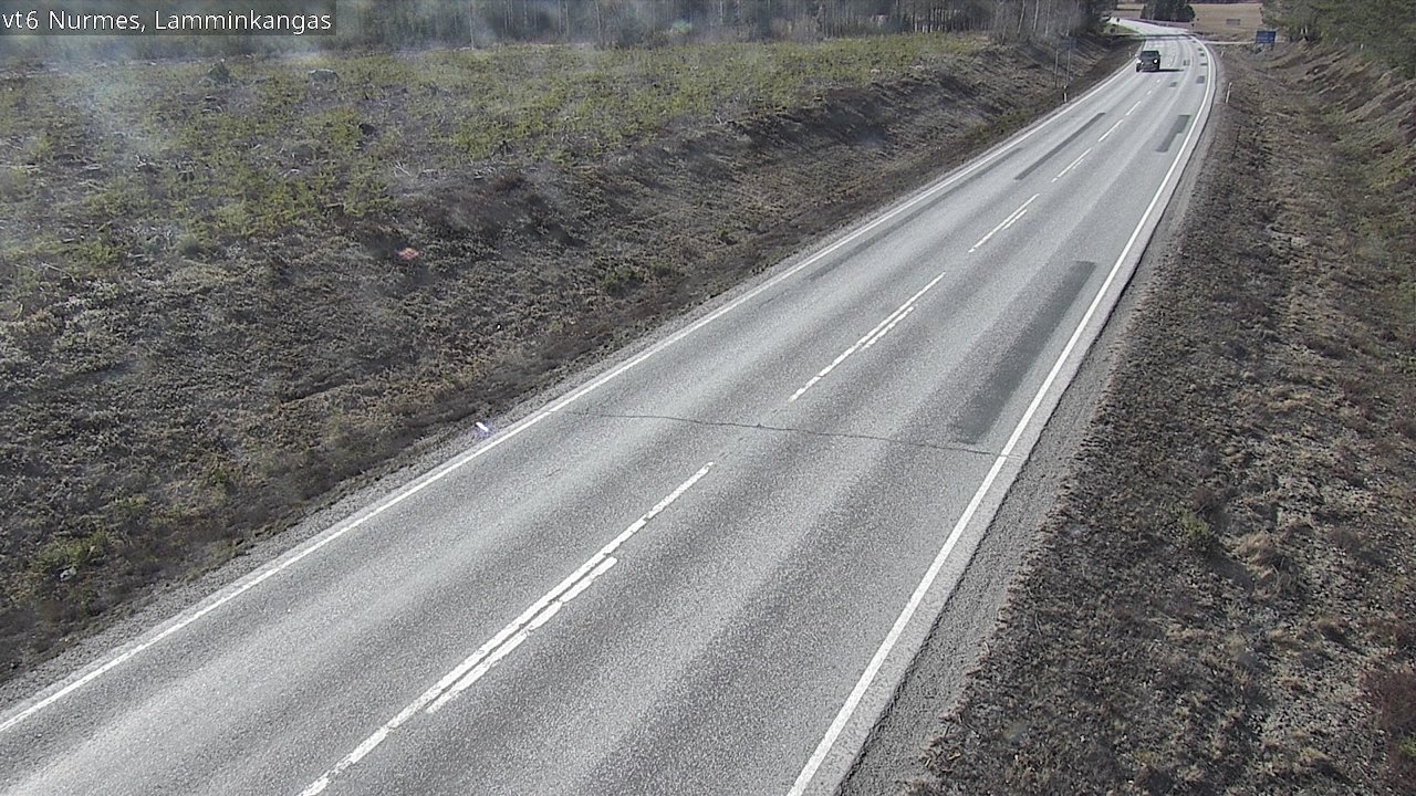 Weather Camera Image Väg 6 Nurmes, Lamminkangas, Nurmes, Pohjois-Karjala