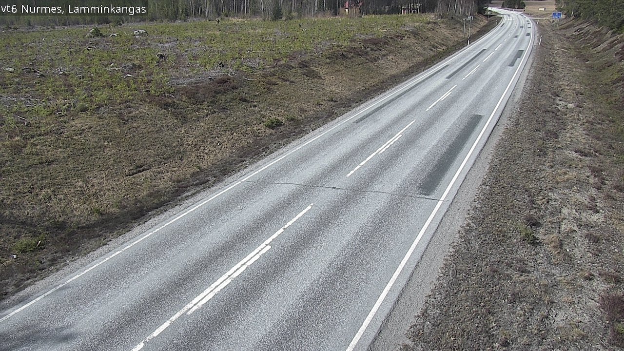 Weather Camera Image Road 6 Nurmes, Lamminkangas, Nurmes, Pohjois-Karjala