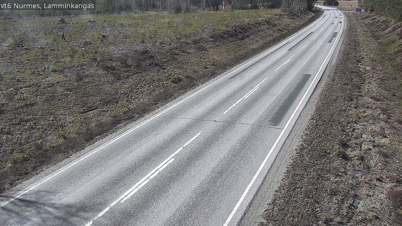 Weather Camera Image Road 6 Nurmes, Lamminkangas, Nurmes, Pohjois-Karjala