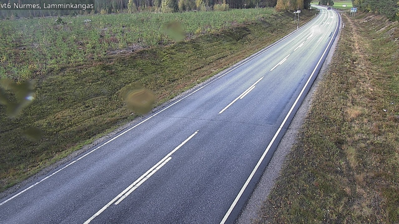 Weather Camera Image Road 6 Nurmes, Lamminkangas, Nurmes, Pohjois-Karjala