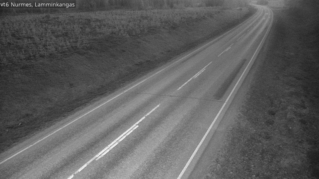 Weather Camera Image Väg 6 Nurmes, Lamminkangas, Nurmes, Pohjois-Karjala