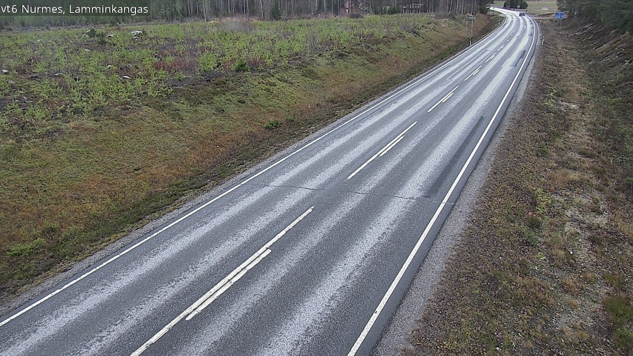Weather Camera Image Road 6 Nurmes, Lamminkangas, Nurmes, Pohjois-Karjala