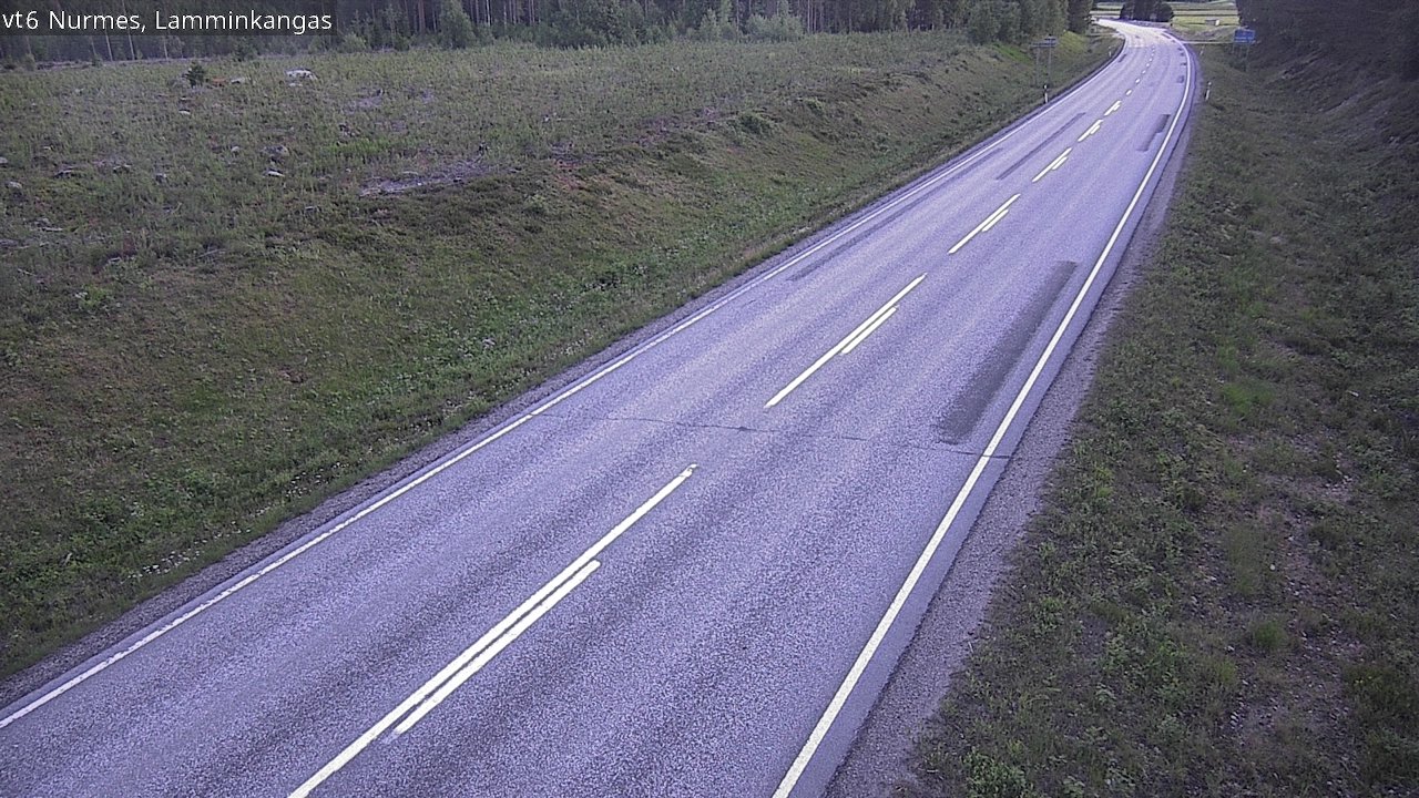 Weather Camera Image Road 6 Nurmes, Lamminkangas, Nurmes, Pohjois-Karjala