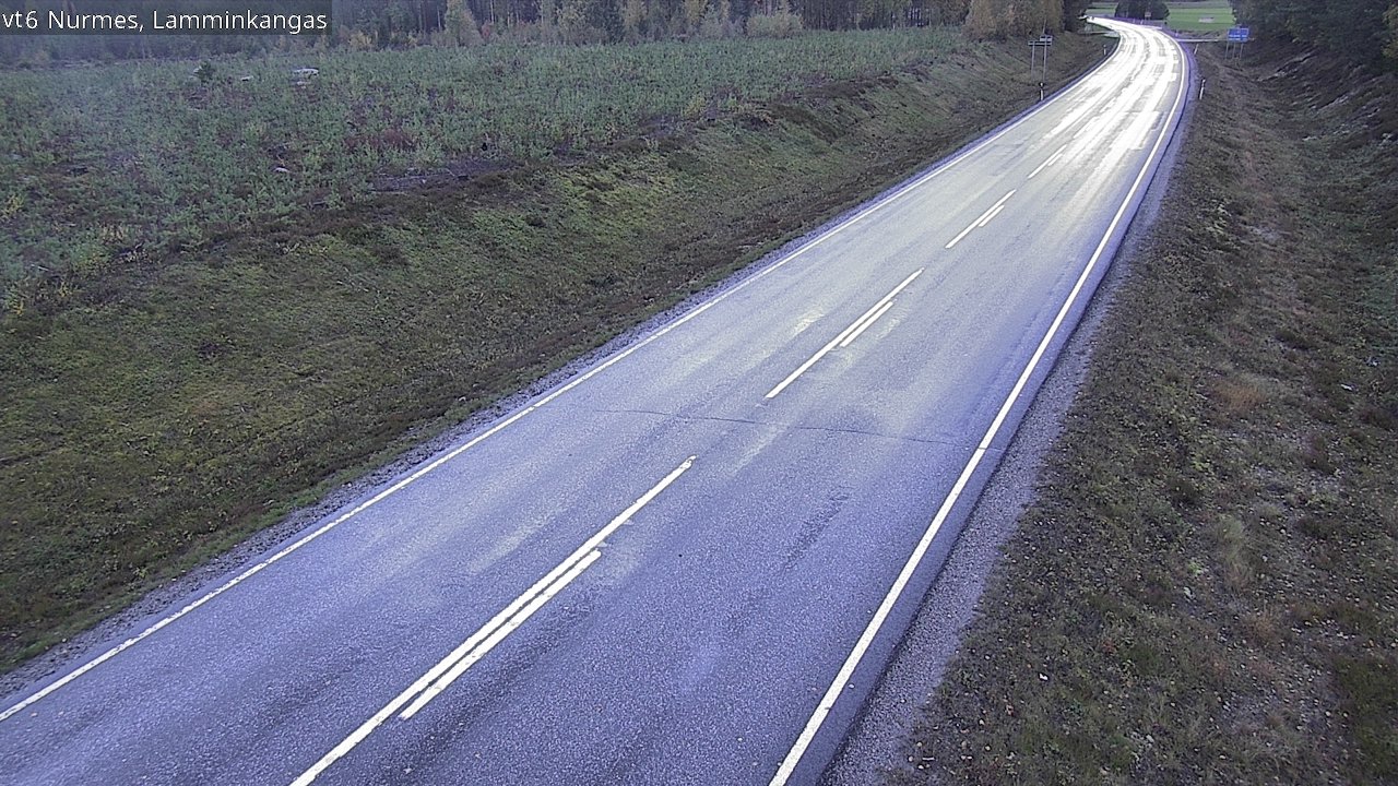 Weather Camera Image Road 6 Nurmes, Lamminkangas, Nurmes, Pohjois-Karjala