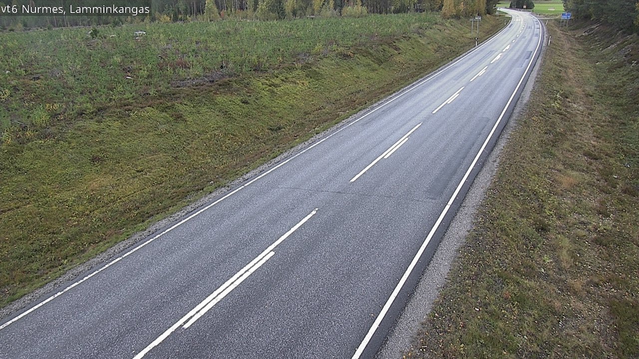 Weather Camera Image Road 6 Nurmes, Lamminkangas, Nurmes, Pohjois-Karjala