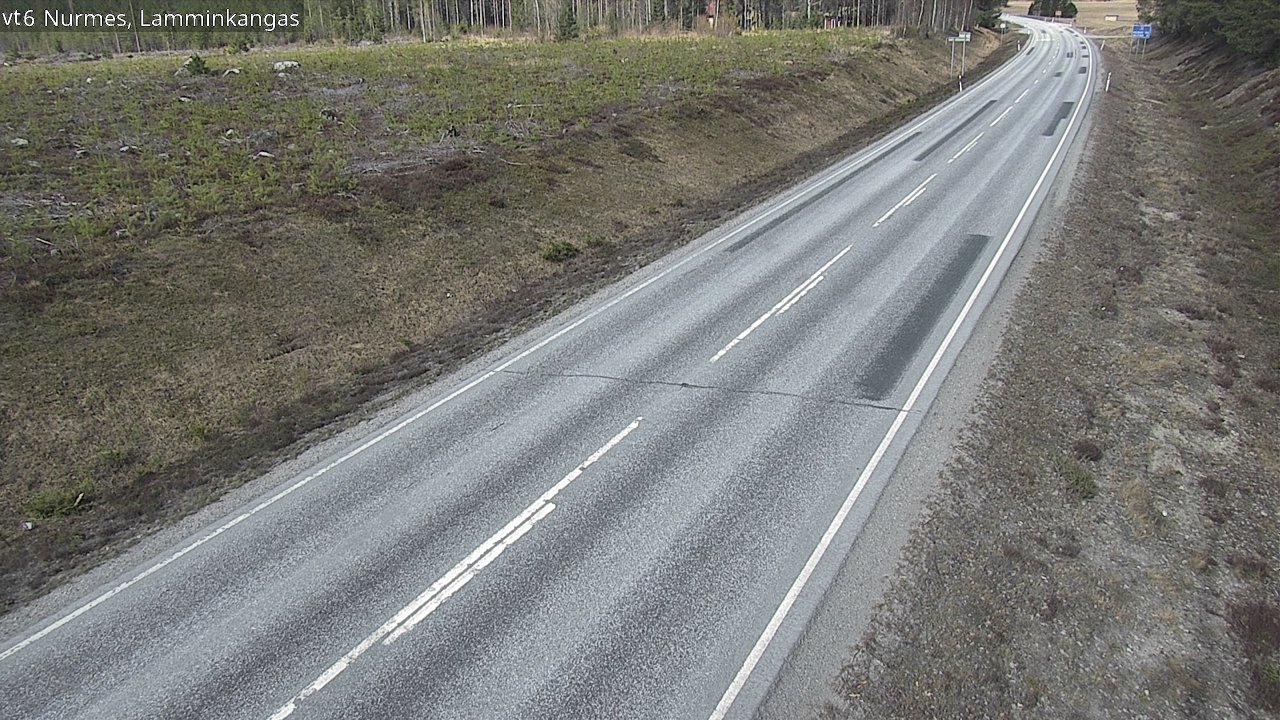 Weather Camera Image Road 6 Nurmes, Lamminkangas, Nurmes, Pohjois-Karjala