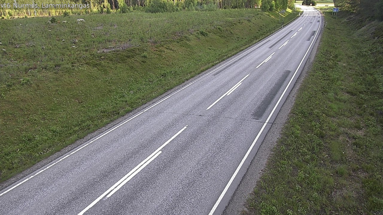Weather Camera Image Road 6 Nurmes, Lamminkangas, Nurmes, Pohjois-Karjala