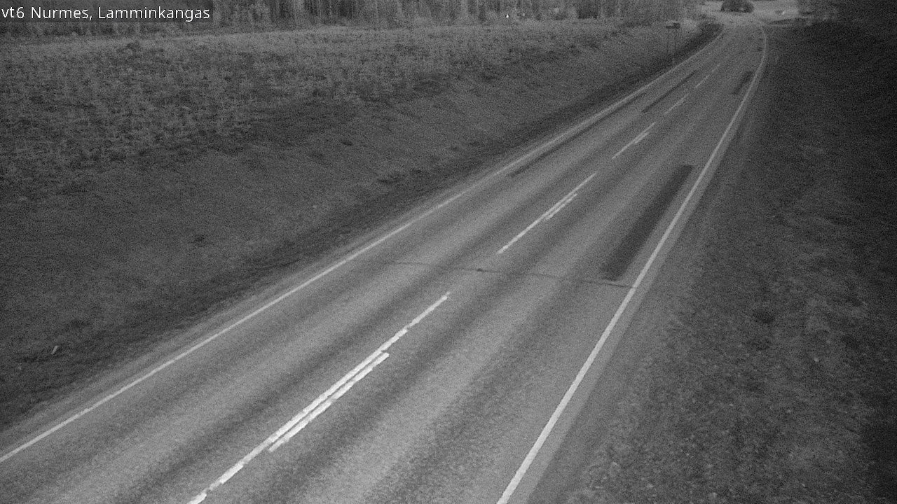 Weather Camera Image Väg 6 Nurmes, Lamminkangas, Nurmes, Pohjois-Karjala