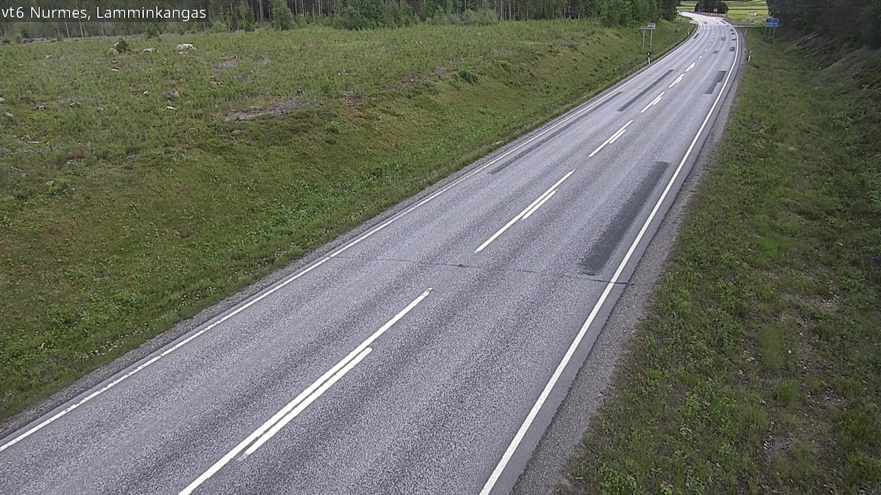 Weather Camera Image Road 6 Nurmes, Lamminkangas, Nurmes, Pohjois-Karjala
