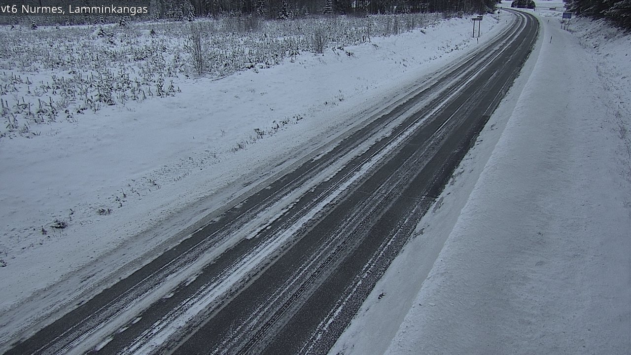 Weather Camera Image Road 6 Nurmes, Lamminkangas, Nurmes, Pohjois-Karjala