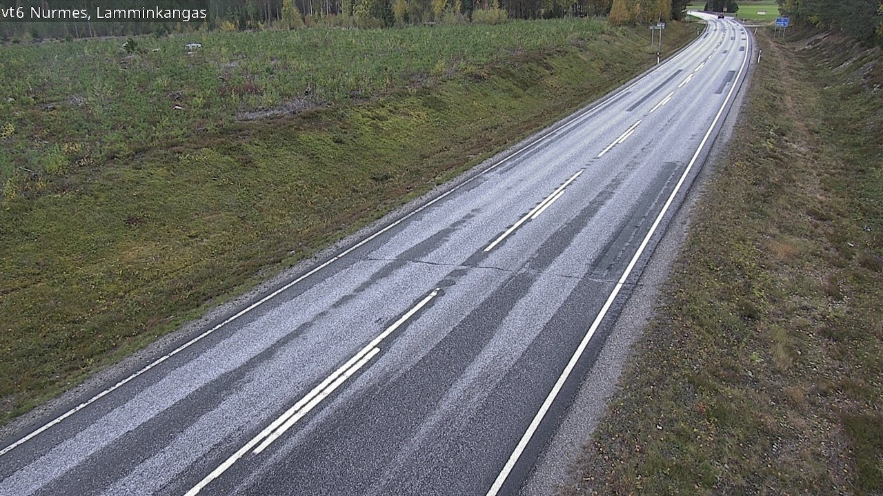 Weather Camera Image Road 6 Nurmes, Lamminkangas, Nurmes, Pohjois-Karjala