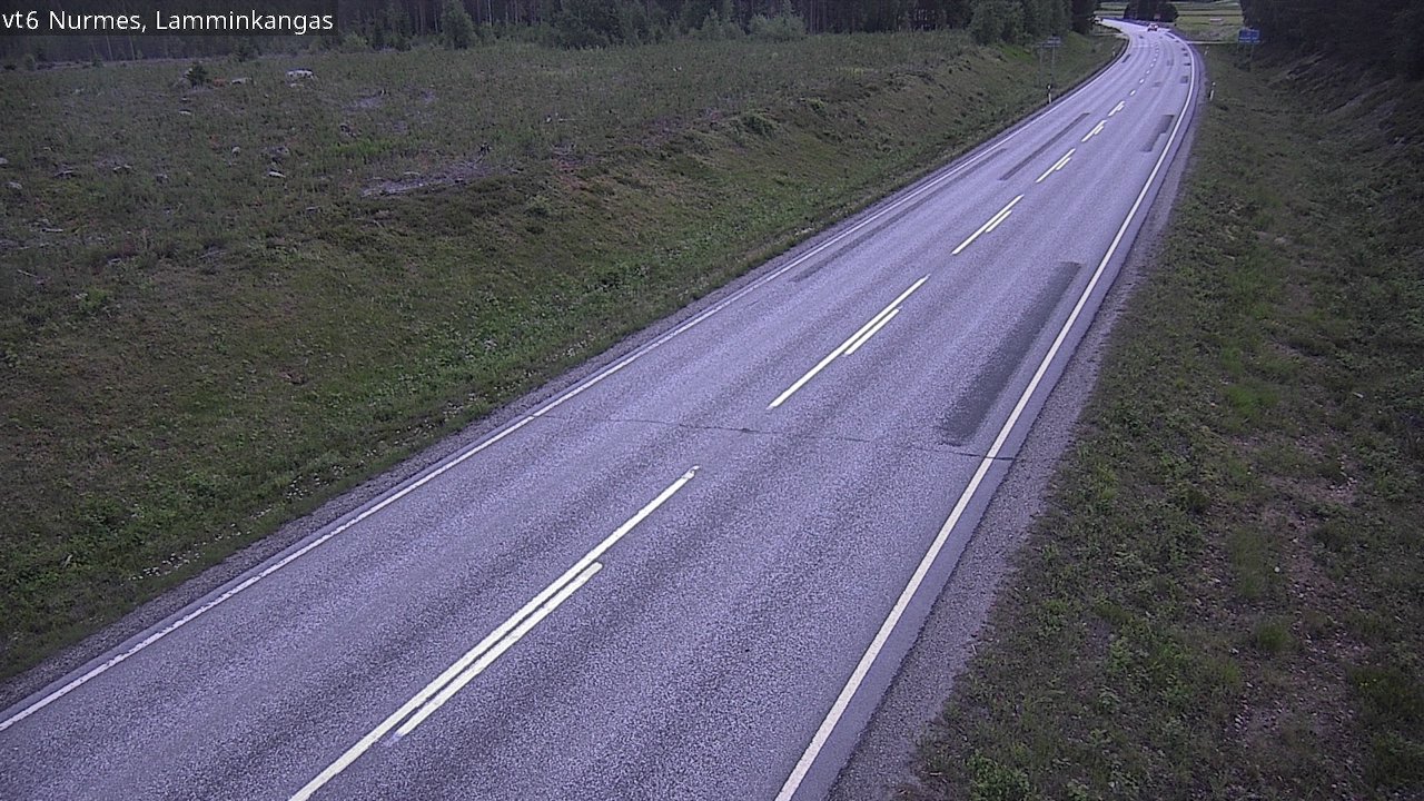 Weather Camera Image Road 6 Nurmes, Lamminkangas, Nurmes, Pohjois-Karjala