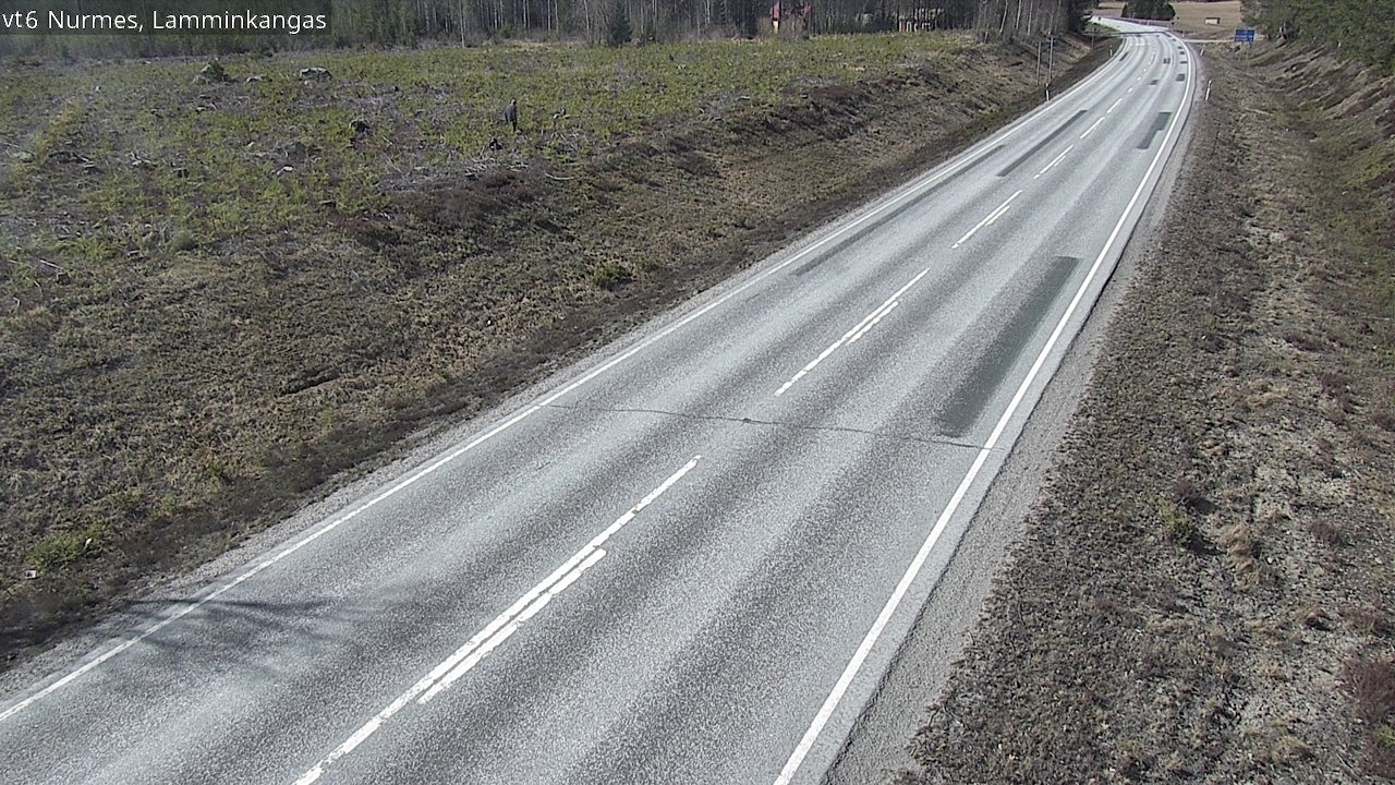Weather Camera Image Road 6 Nurmes, Lamminkangas, Nurmes, Pohjois-Karjala
