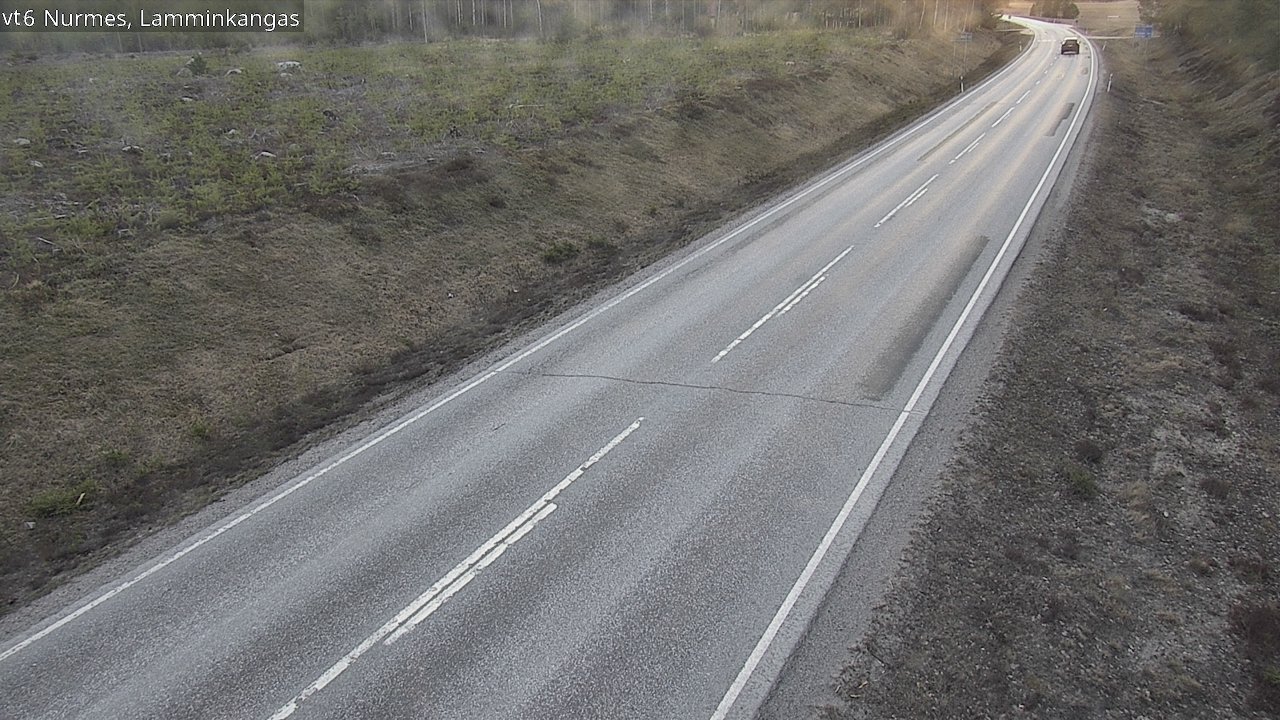 Weather Camera Image Väg 6 Nurmes, Lamminkangas, Nurmes, Pohjois-Karjala