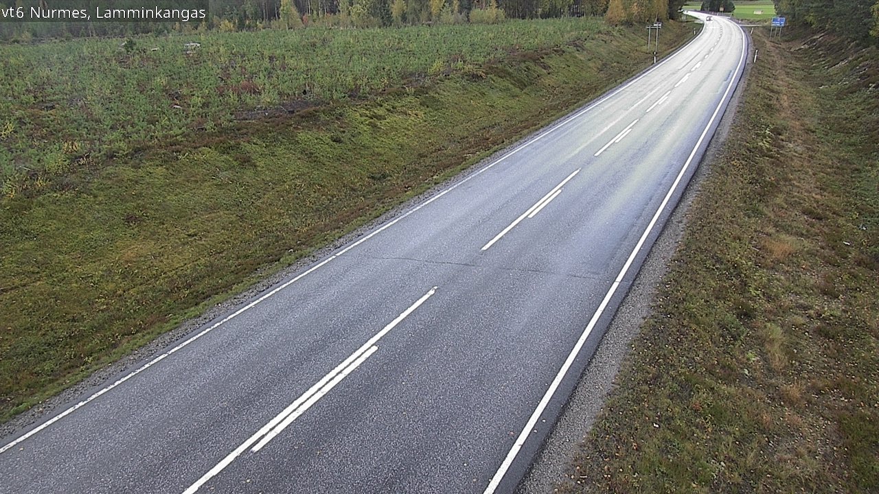 Weather Camera Image Road 6 Nurmes, Lamminkangas, Nurmes, Pohjois-Karjala
