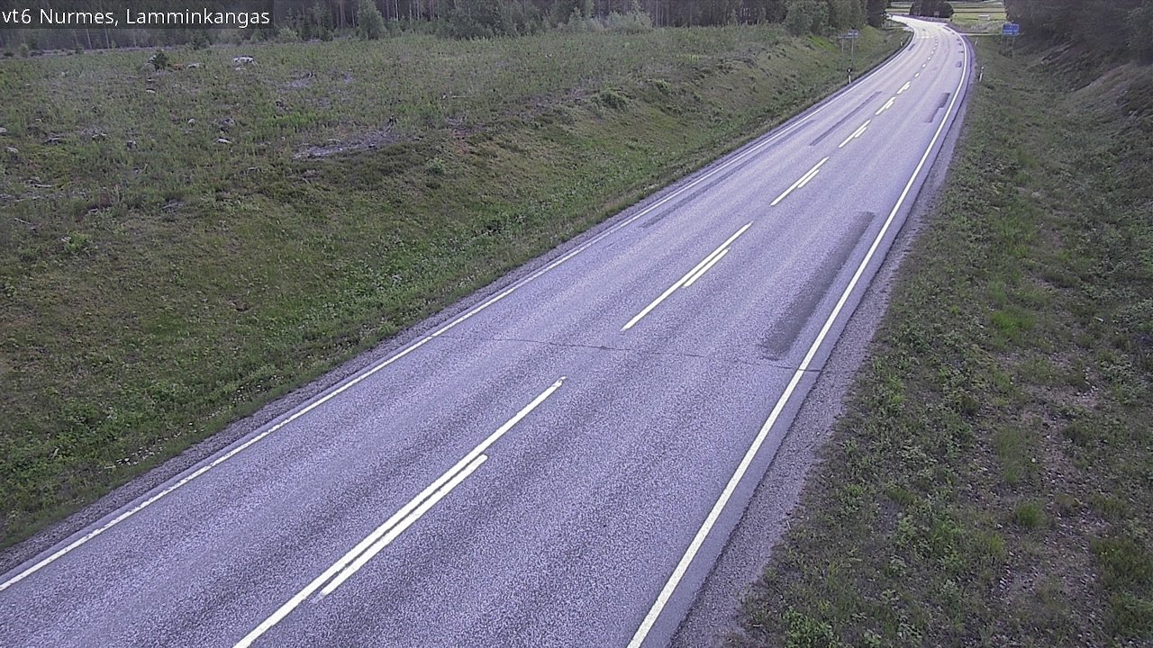 Weather Camera Image Road 6 Nurmes, Lamminkangas, Nurmes, Pohjois-Karjala