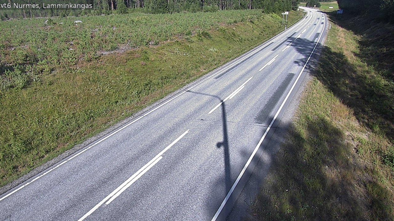 Weather Camera Image Road 6 Nurmes, Lamminkangas, Nurmes, Pohjois-Karjala