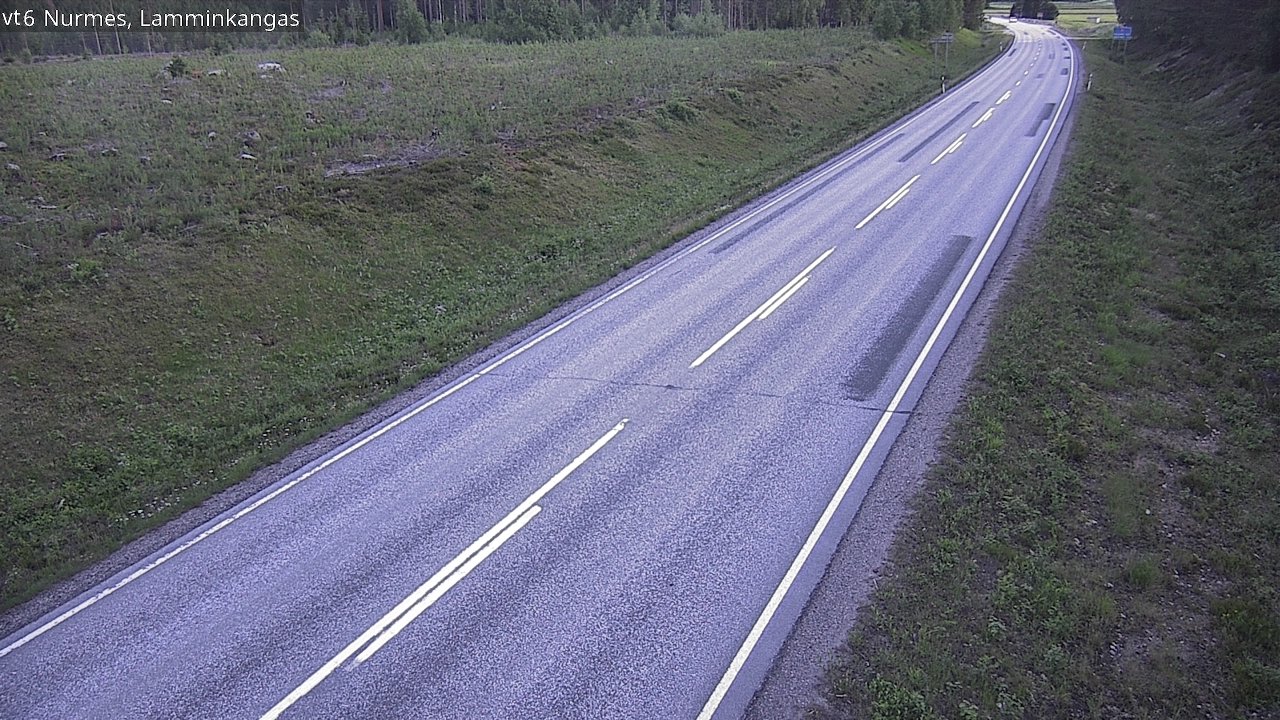 Weather Camera Image Road 6 Nurmes, Lamminkangas, Nurmes, Pohjois-Karjala