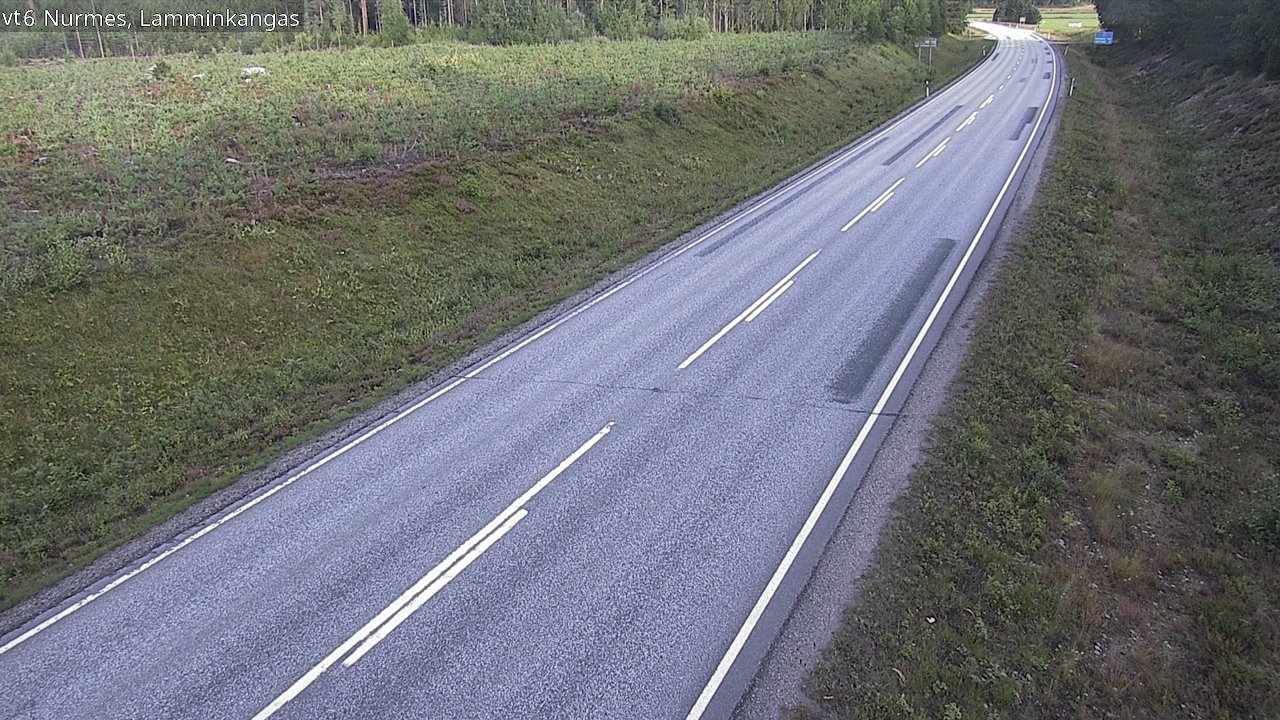 Weather Camera Image Road 6 Nurmes, Lamminkangas, Nurmes, Pohjois-Karjala