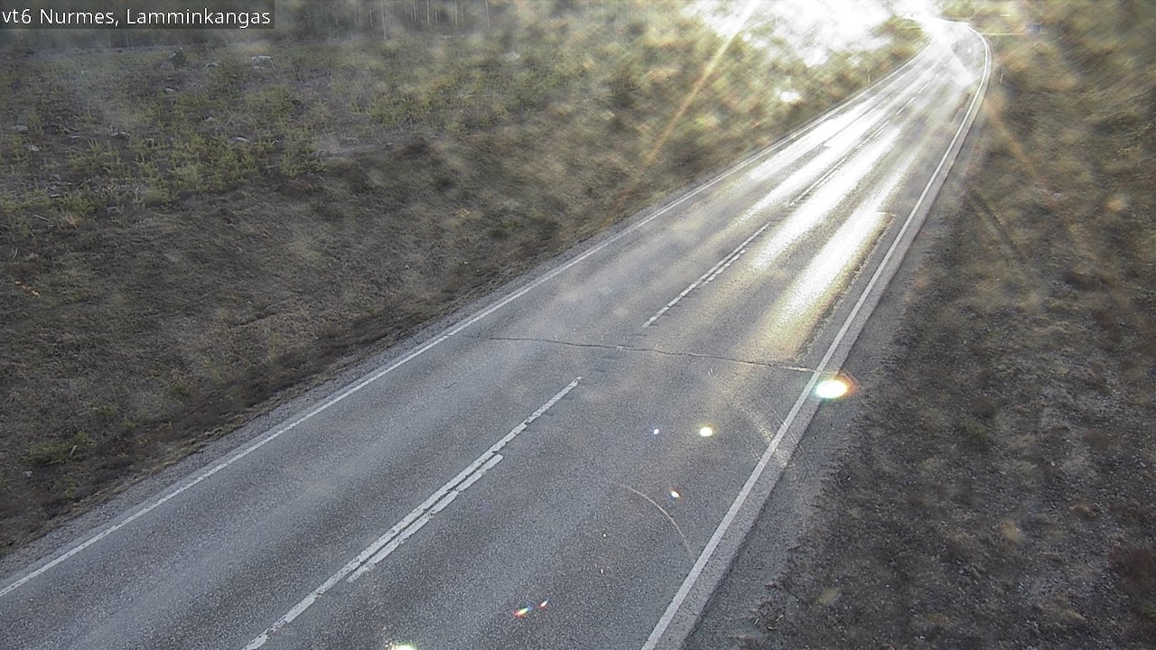 Weather Camera Image Väg 6 Nurmes, Lamminkangas, Nurmes, Pohjois-Karjala