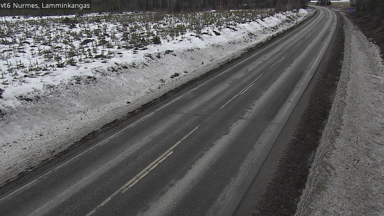 Weather Camera Image Road 6 Nurmes, Lamminkangas, Nurmes, Pohjois-Karjala