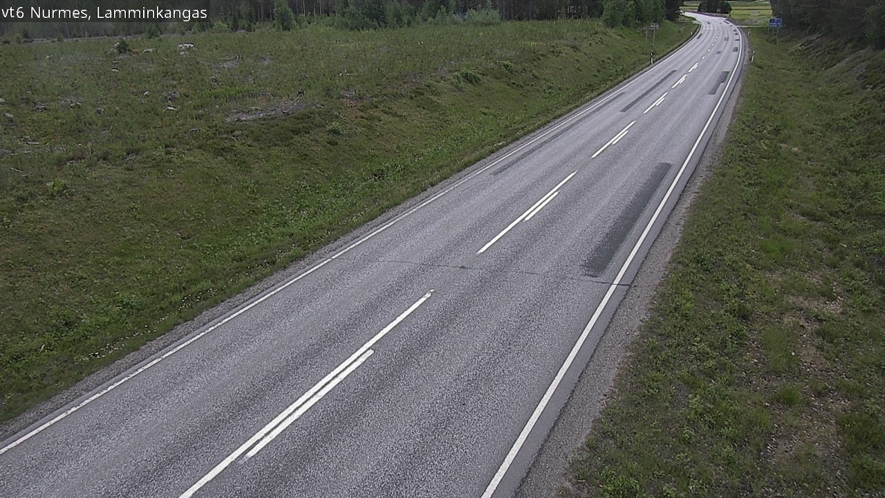 Weather Camera Image Road 6 Nurmes, Lamminkangas, Nurmes, Pohjois-Karjala