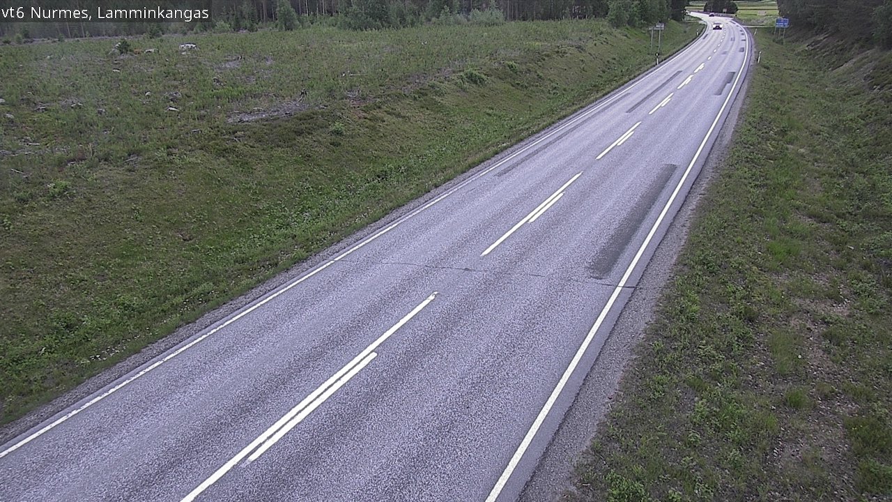 Weather Camera Image Road 6 Nurmes, Lamminkangas, Nurmes, Pohjois-Karjala