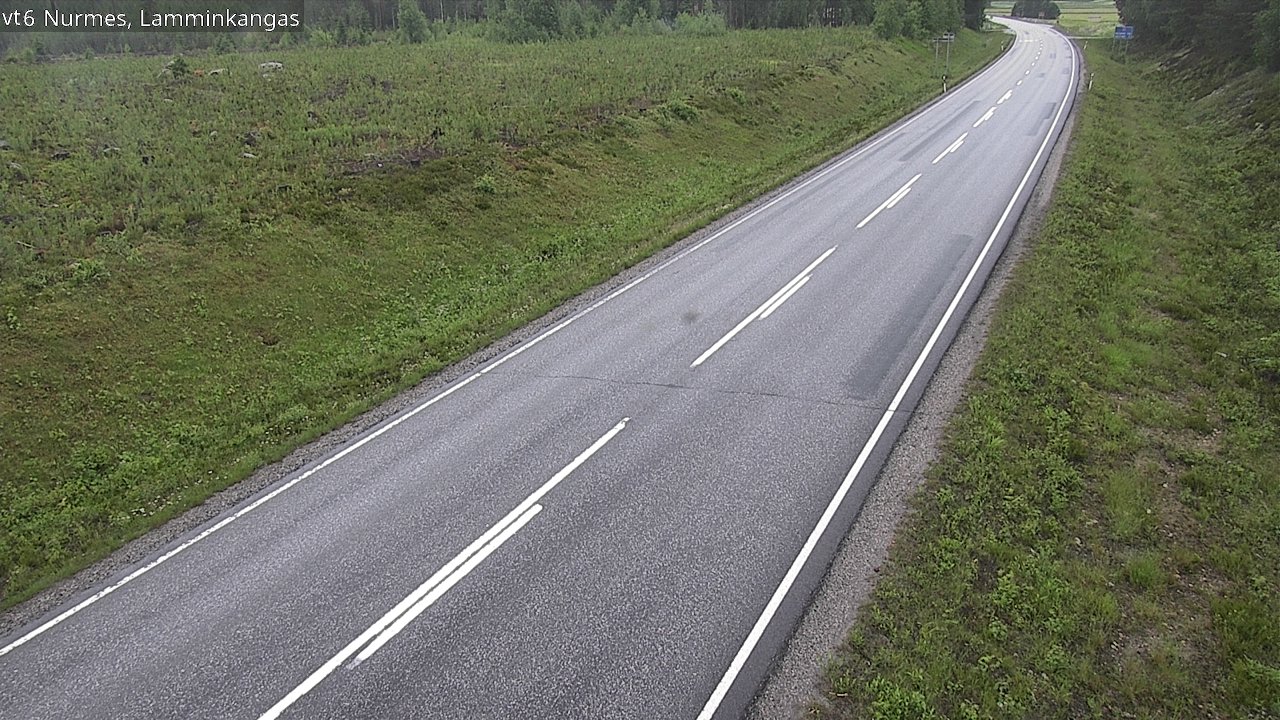 Weather Camera Image Road 6 Nurmes, Lamminkangas, Nurmes, Pohjois-Karjala
